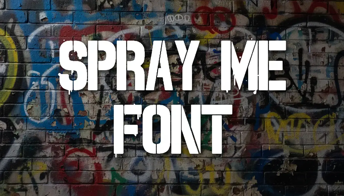 Spray Me Font