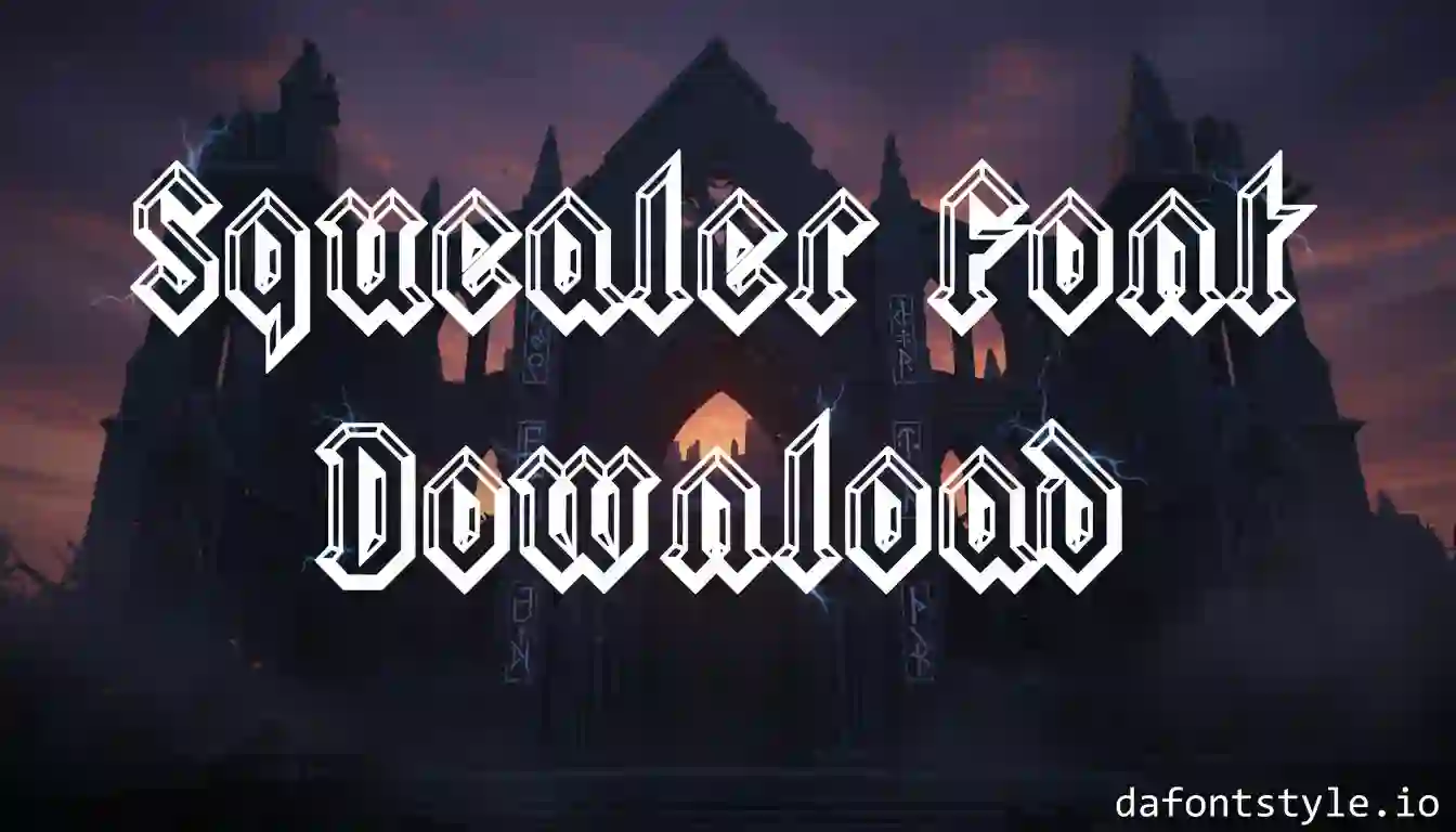 Squealer Font Download