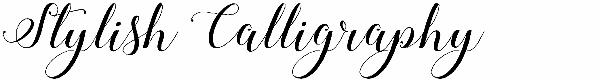 Stylish Calligraphy Font free