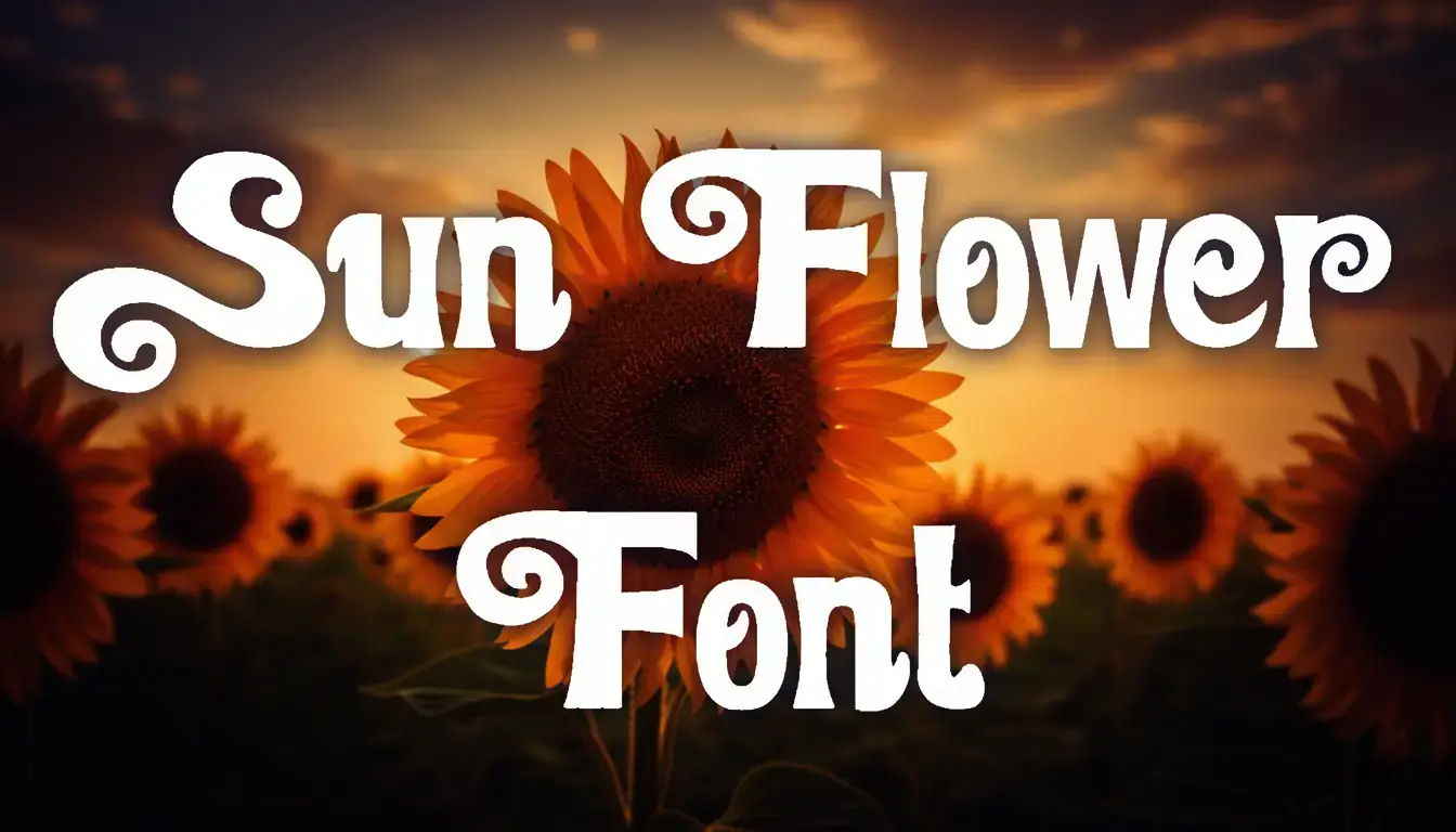 Sun Flower Font