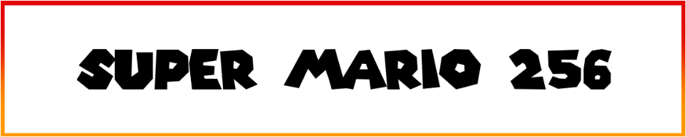 Super Mario 256 Font free Download