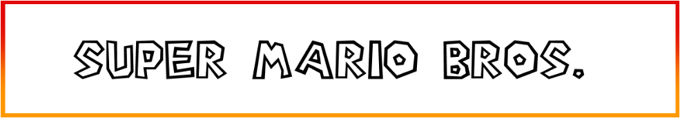 Super Mario Bros Font free Download