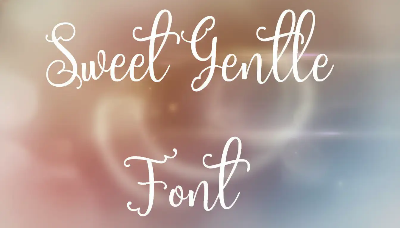 Sweet Gentle Font