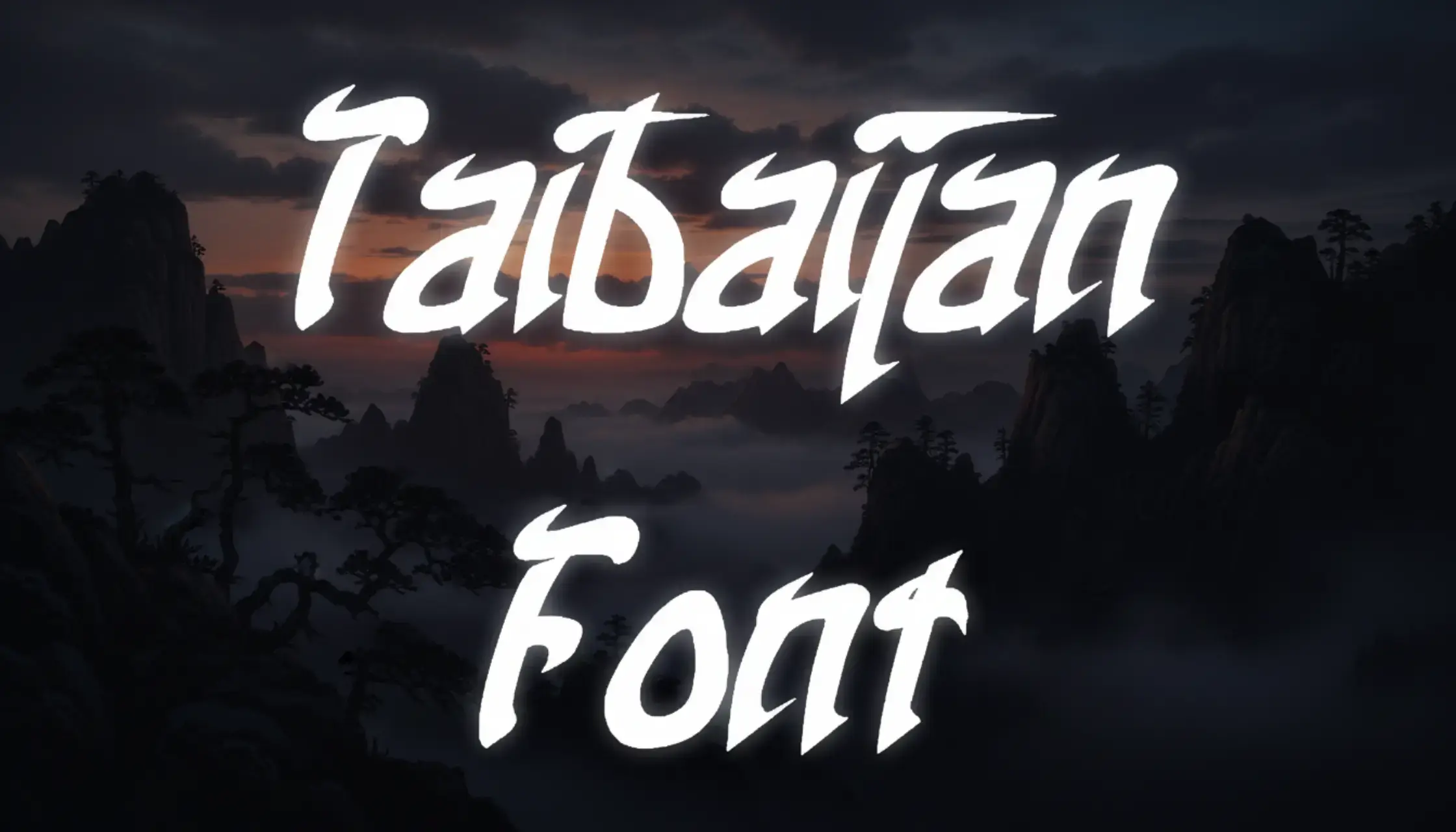 Taibaijan Font