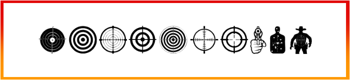 Target Shooting Font free download