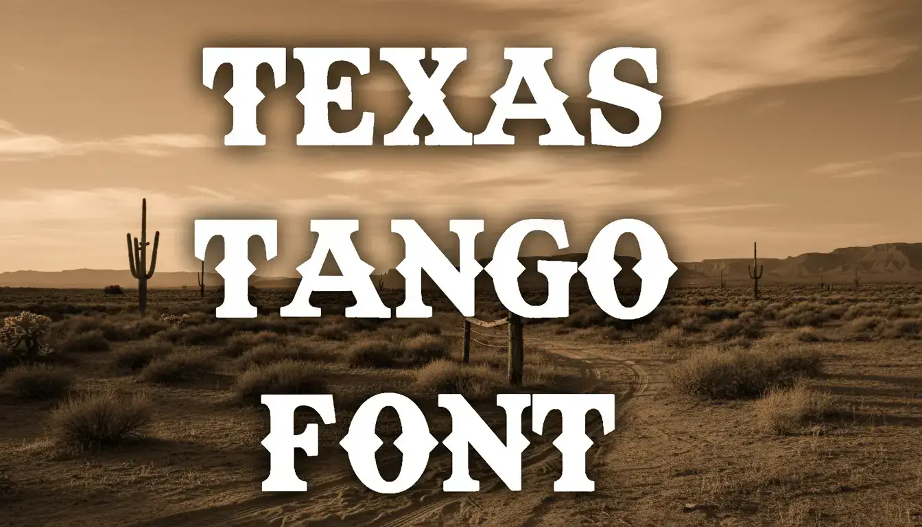 Texas Tango Font