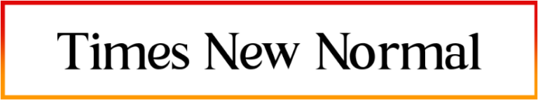 Times New Normal Font free Download