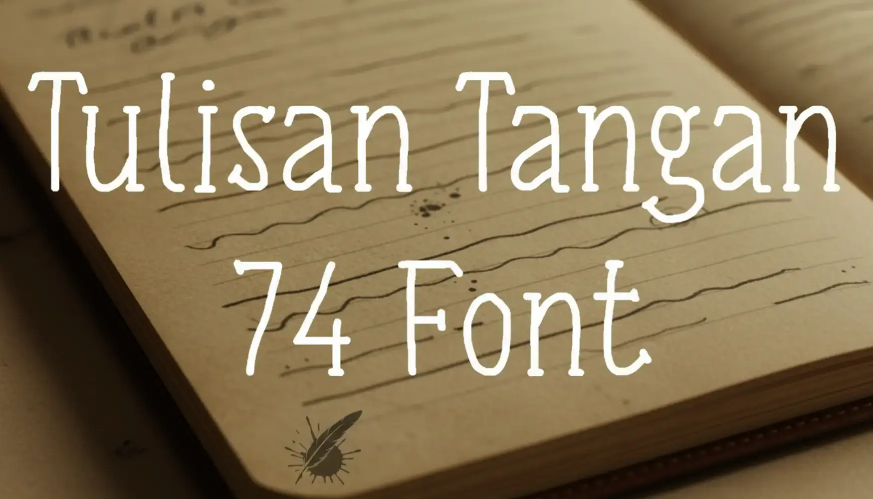 Tulisan Tangan 74 Font