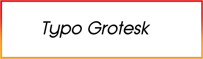 Typo Grotesk Font free Download