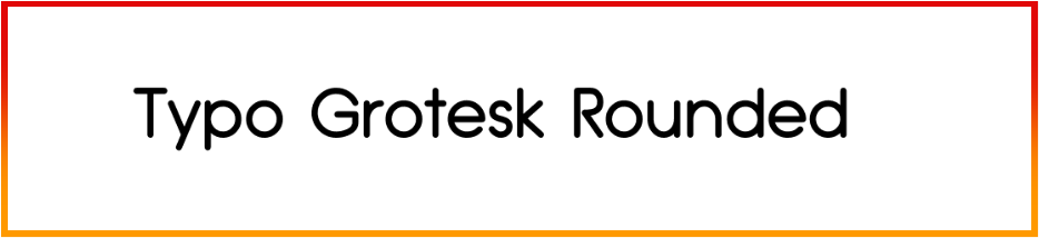 Typo Grotesk Rounded Font free Download