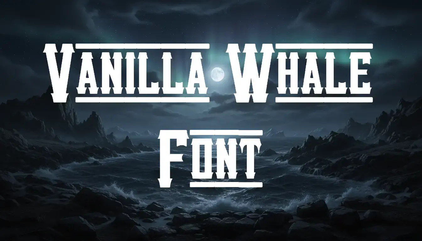Vanilla Whale Font
