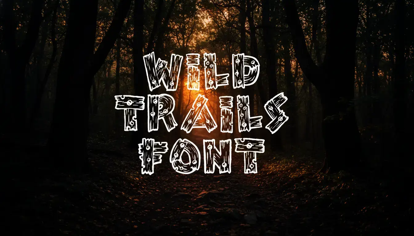 WILD TRAILS FONT