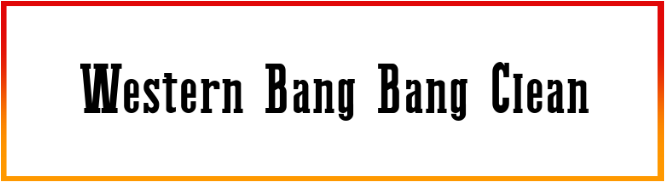 Western Bang Bang Clean Font free download