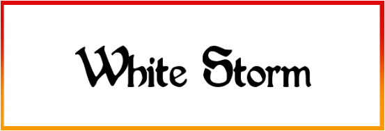 White Storm Font free download