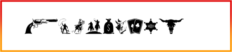 Wild West Icons Font free download