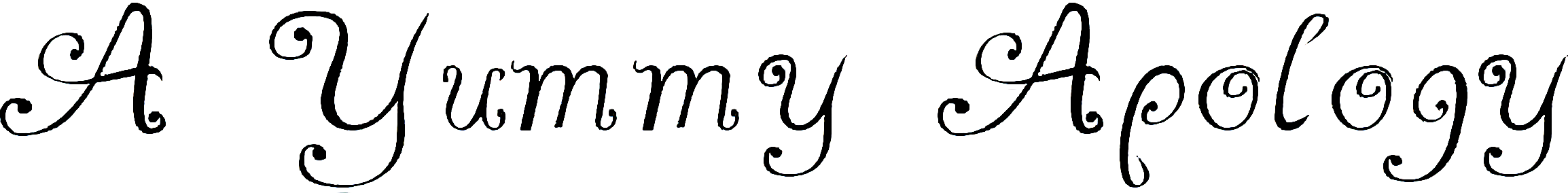 A Yummy Apology font Free