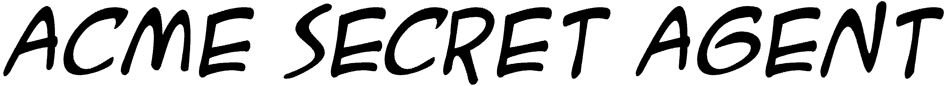 ACME Secret Agent font free