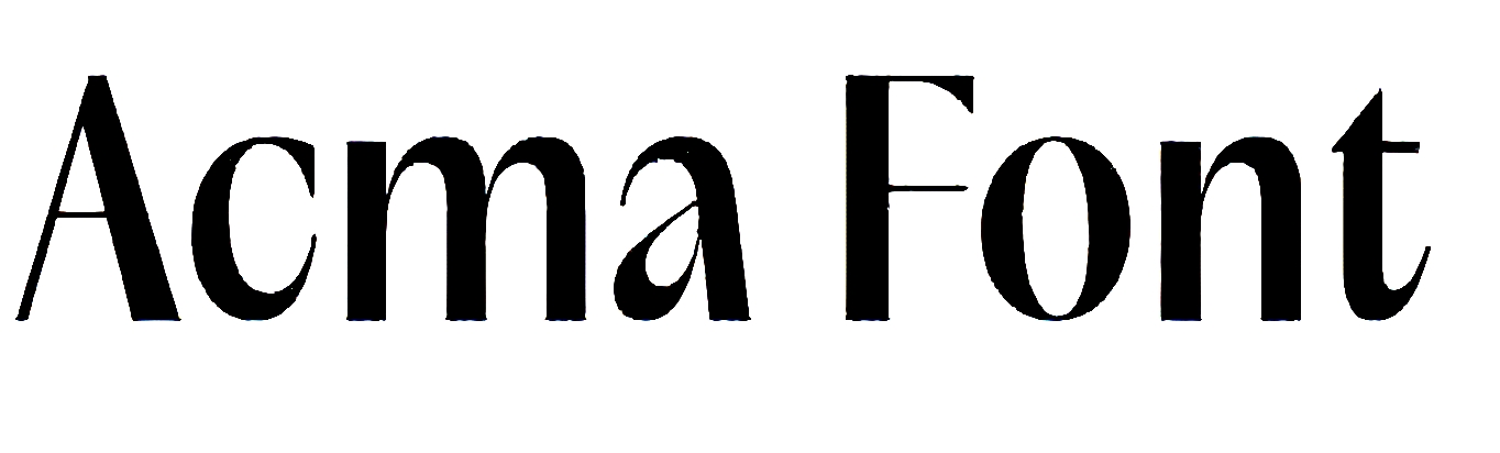 Acma font free