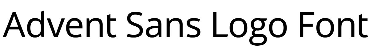 Advent Sans Logo Font free
