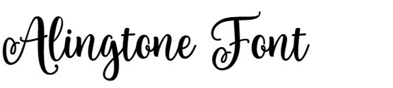 Alingtone Font free