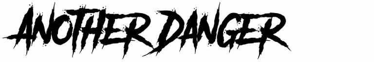 Another Danger Horror Font Free