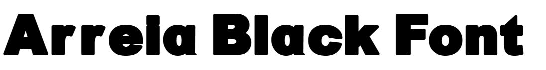 Arreia Black Font free