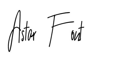 Astar zony signature font Free
