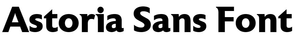 Astoria Sans Font Free
