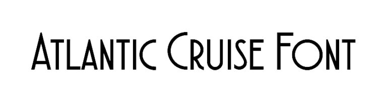 Atlantic Cruise Font free download