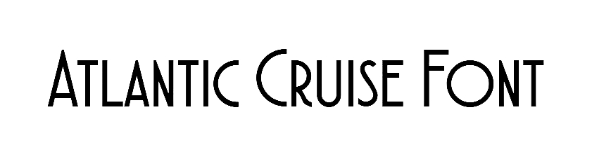 Atlantic Cruise Font free download