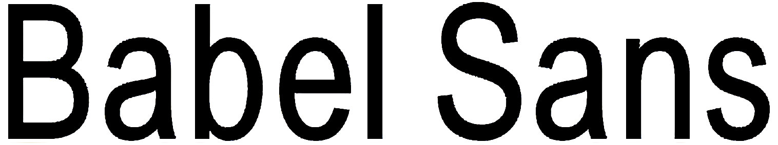 Babel Sans font Free