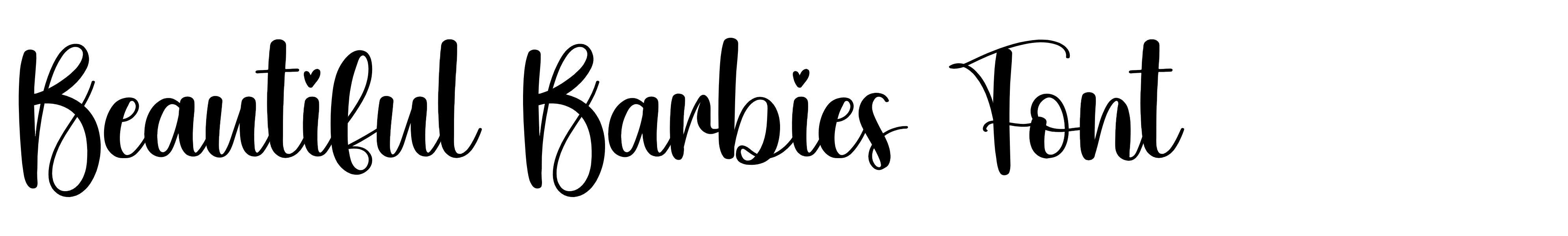 Beautiful Barbies Font Free