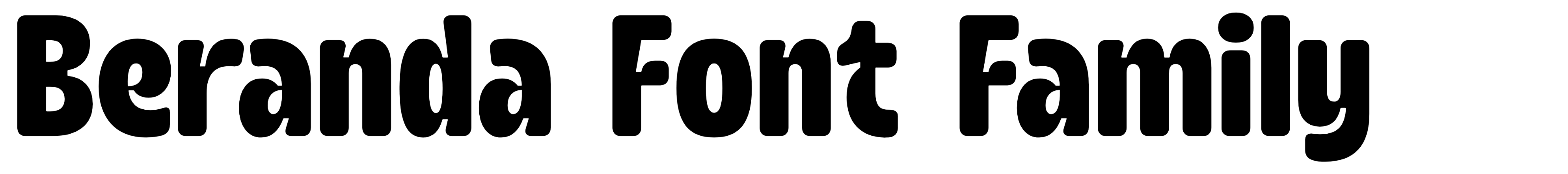 Beranda Font Family Free