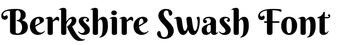 Berkshire Swash Font free