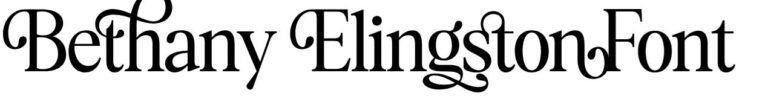Bethany Elingston Font free