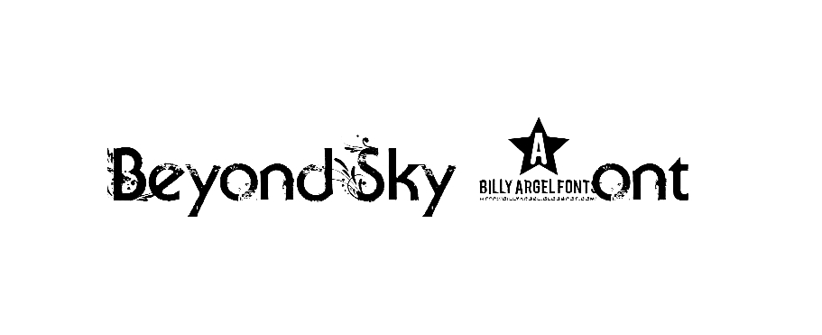 Beyond Sky Font free Download, #Spray Paint
