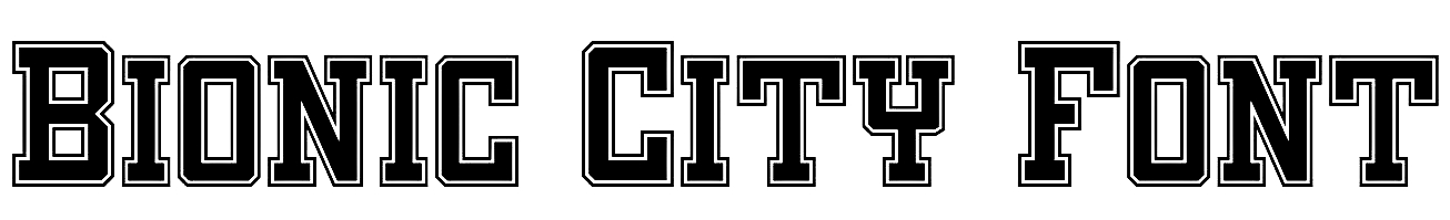 Bionic City Font free
