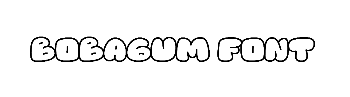 Bobagum Font free