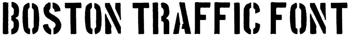 Boston Traffic Font