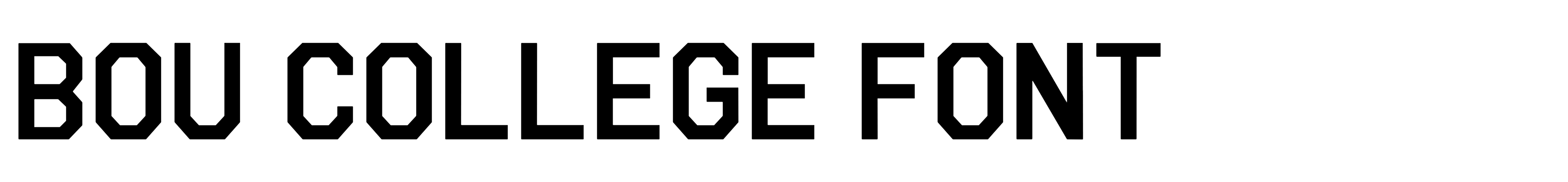 Bou College Font Free