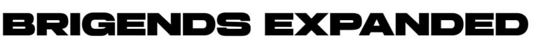 Brigends Expanded font free