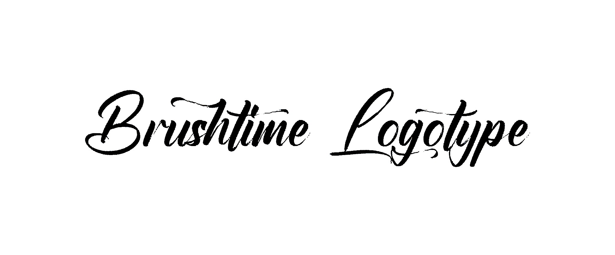 Brushtime Logotype font free