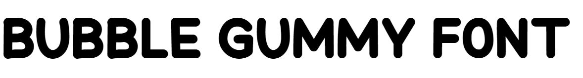 Bubble Gummy Font
