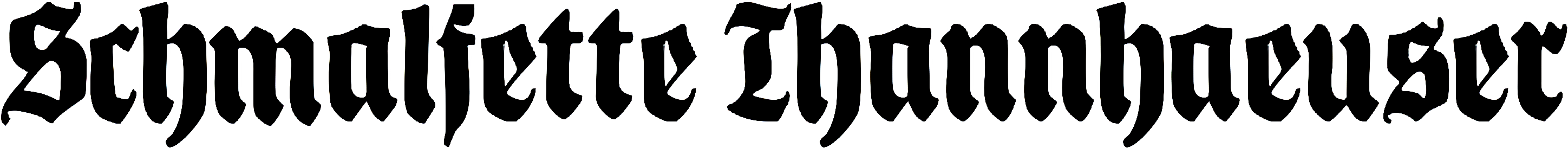 CAT Schmalfette Thannhaeuser font free