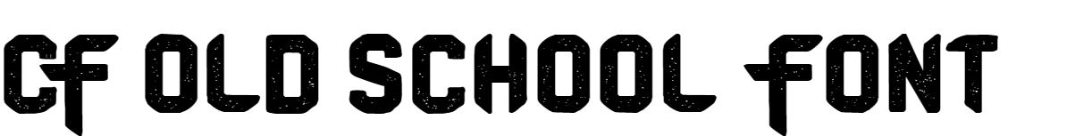 CF Old School Font free