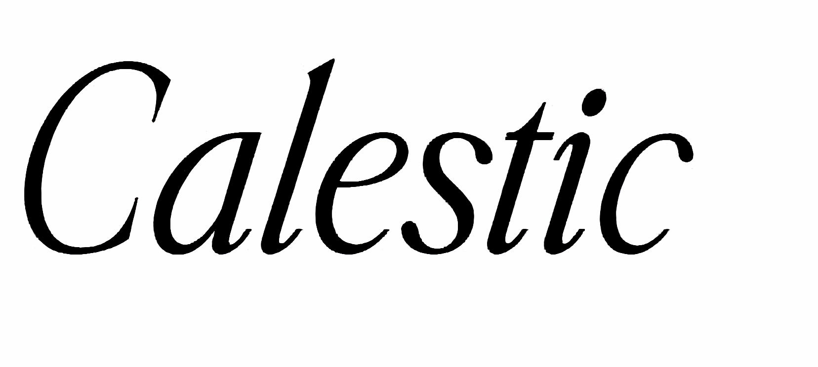 Calestic font Free