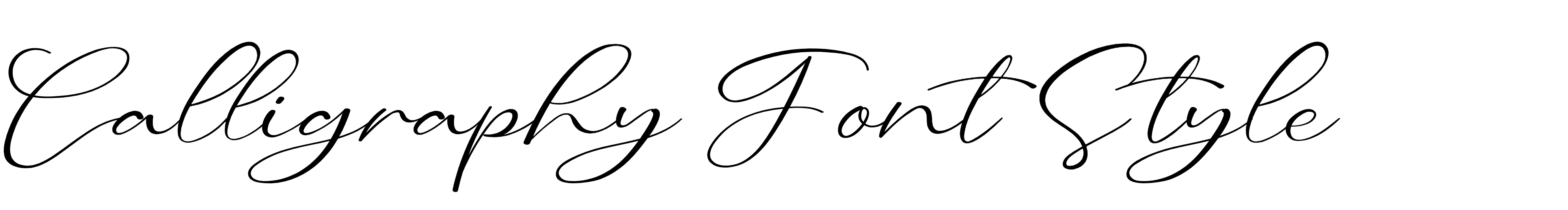 Calligraphy Font