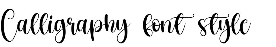 Calligraphy Font Free