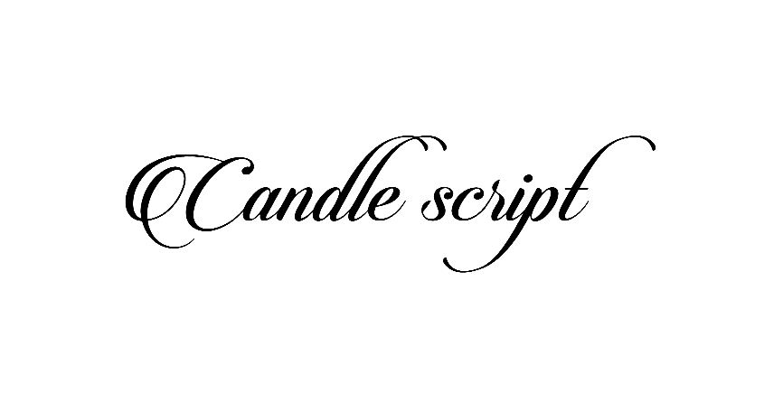 Candlescript font free