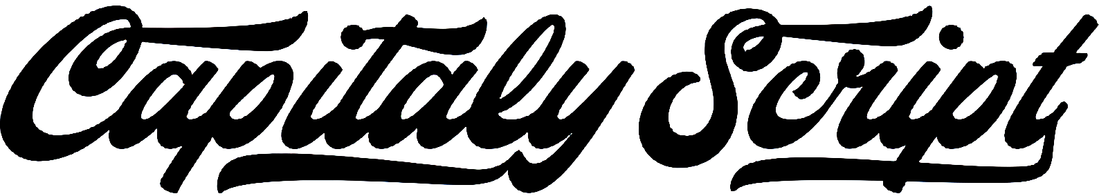 Capitaly Script font free